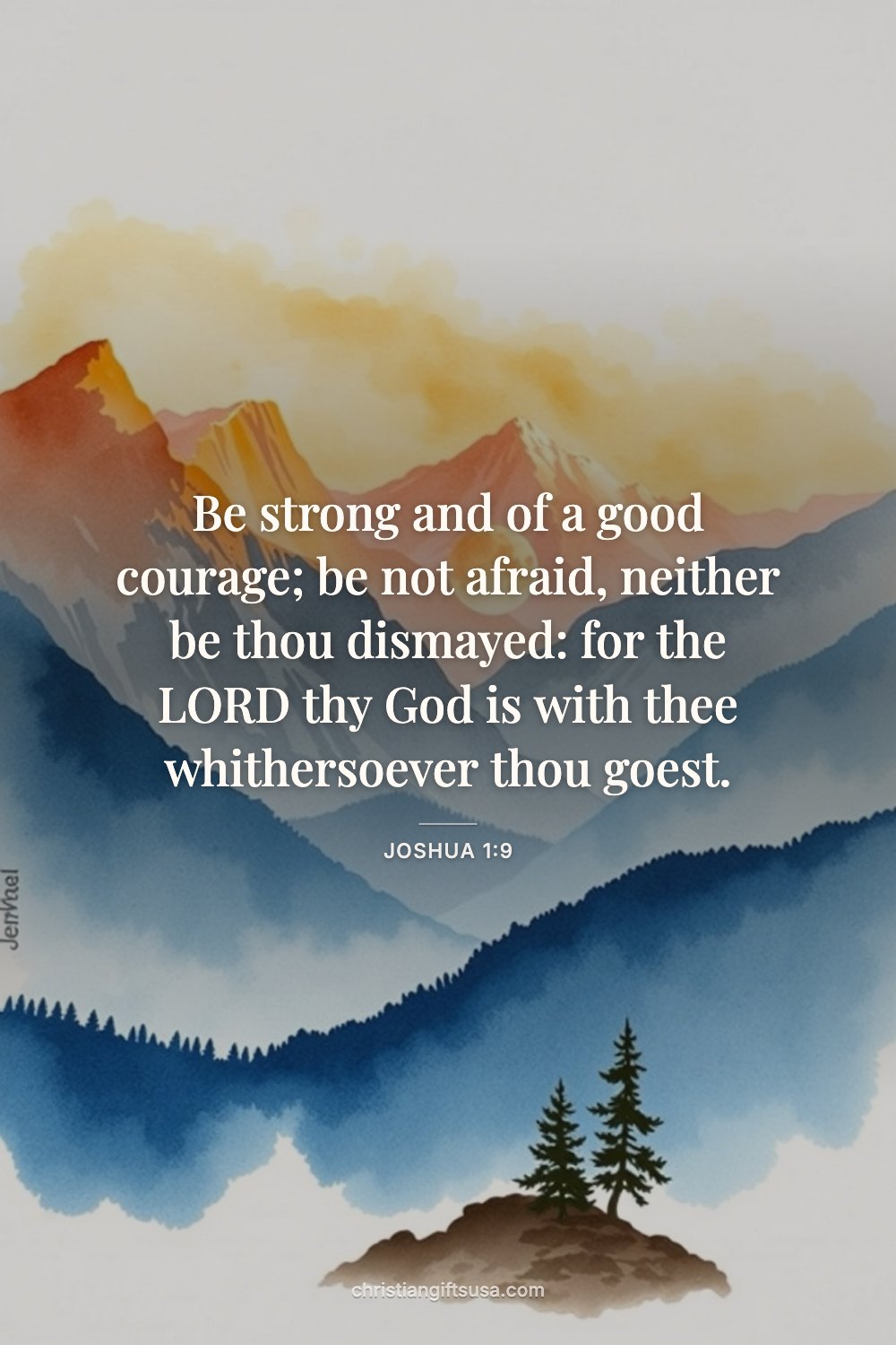 Joshua 1:9 wallpaper