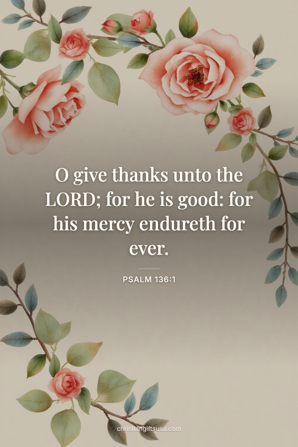 Psalm 136:1 wallpaper