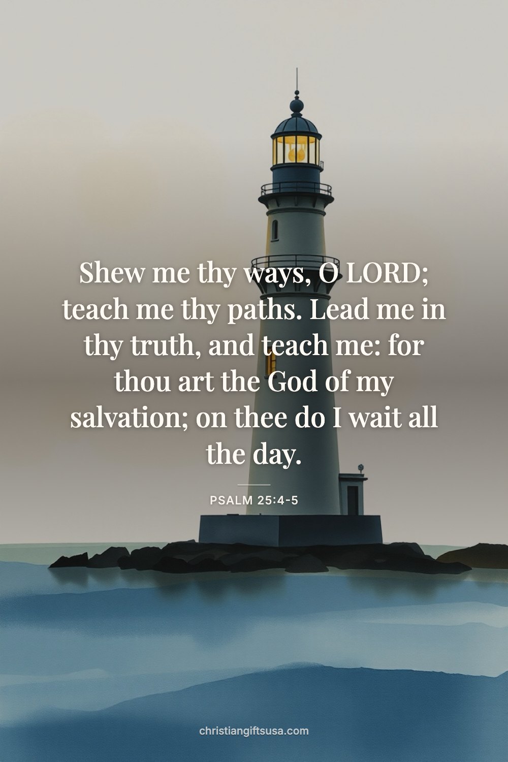 Psalm 25:4-5 wallpaper